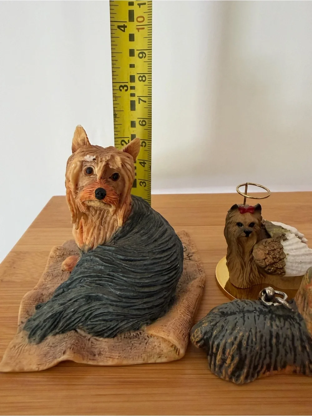 Yorkshire Terrier Dogs Figurine Collection -Devil & Angel.